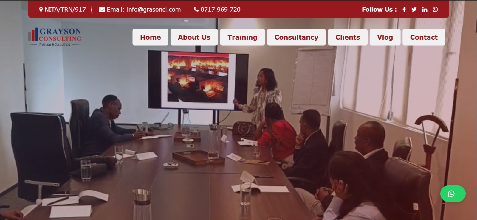 Grayson Consultancy Corporate Training Website Design and Development