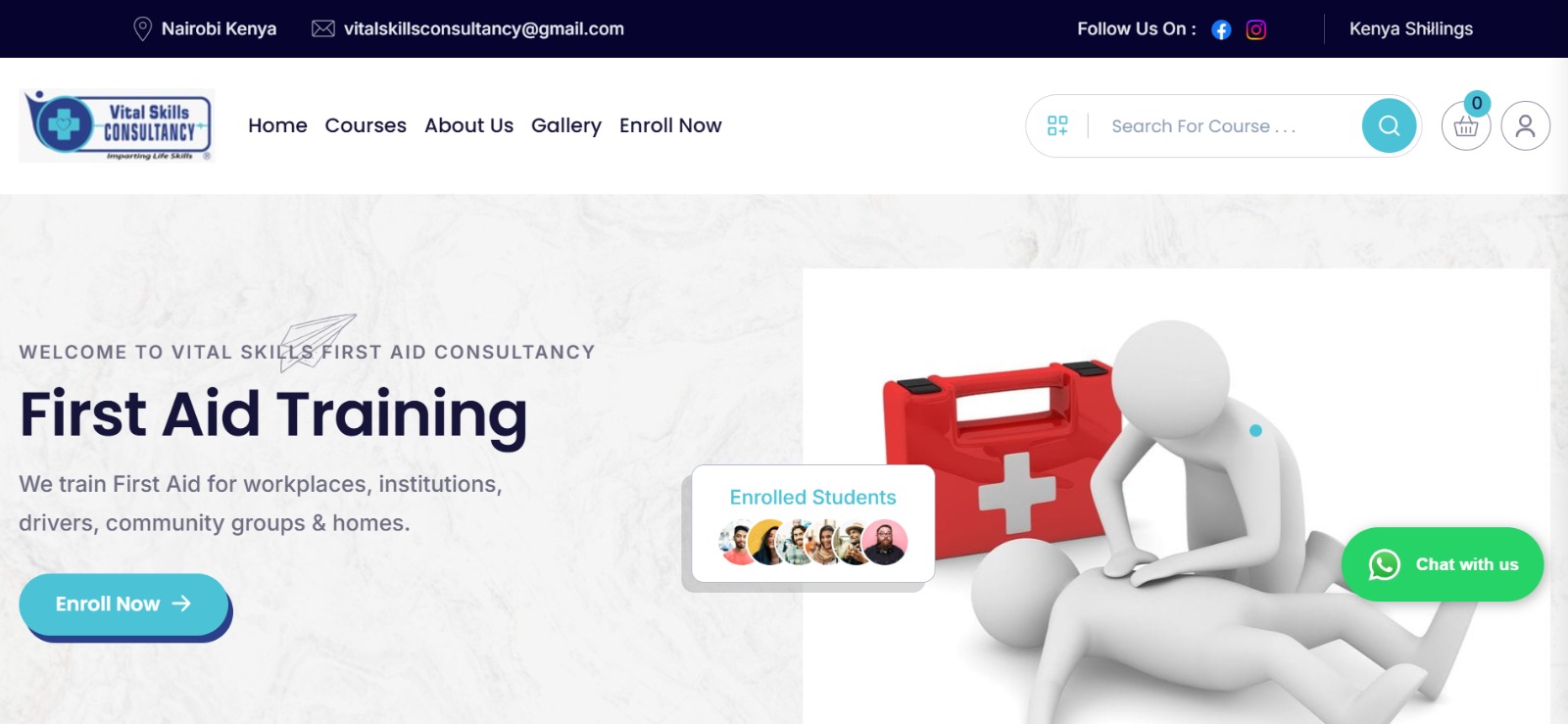 Vital Skills First Aid Consultancy Online Training Platform